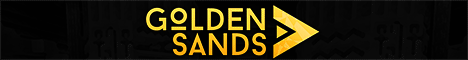 Golden Sands Minecraft server banner