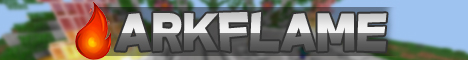 ArkFlame Network Minecraft server banner