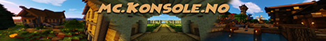 Konsole.no Minecraft server banner