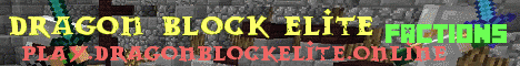 Dragon Block Elite Minecraft server banner