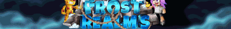 FROSTREALMS Minecraft server banner